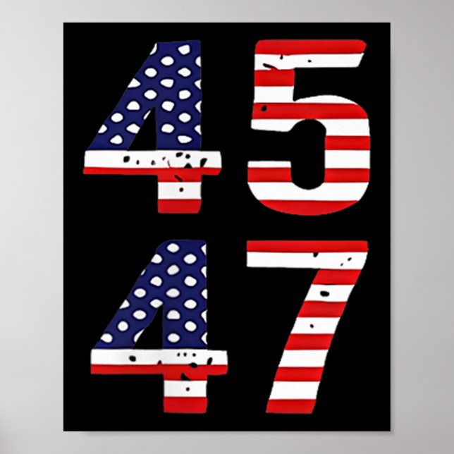 Funny Qr Präsident Trump Tance Code Trump 45_47 Poster (Vorne)