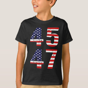 Funny Qr Präsident Trump Tance Code Trump 45_47 T-Shirt
