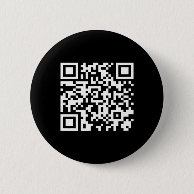 Funny Qr Präsident Trump Tanzcode 2025 Button (Vorderseite)