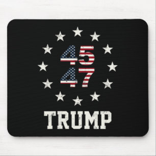Funny Qr Präsident Trump Tanzcode 4547 (vorne An Mousepad