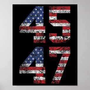 Funny Qr Präsident Trump Tanzcode (auf Byck) 1 Poster