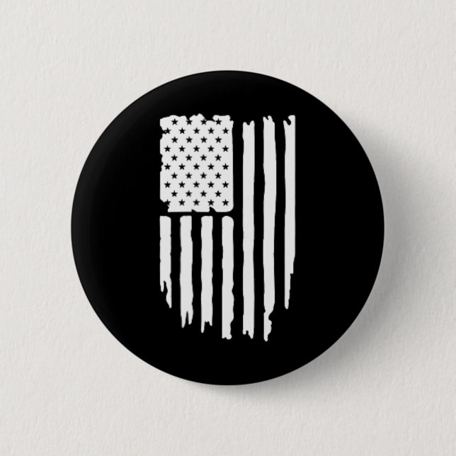 Funny Qr Präsident Trump Tanzcode (auf Byck) 3 Button (Vorderseite)