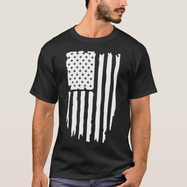 Funny Qr Präsident Trump Tanzcode (auf Byck) 3 T-Shirt (Vorderseite)
