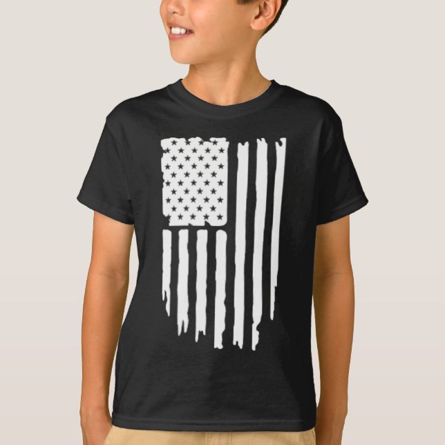 Funny Qr Präsident Trump Tanzcode (auf Byck) 3 T-Shirt (Vorderseite)