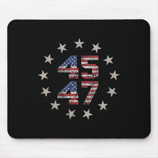 Funny Qr Präsident Trump Tanzcode (auf Byck) 6 Mousepad (Vorne)