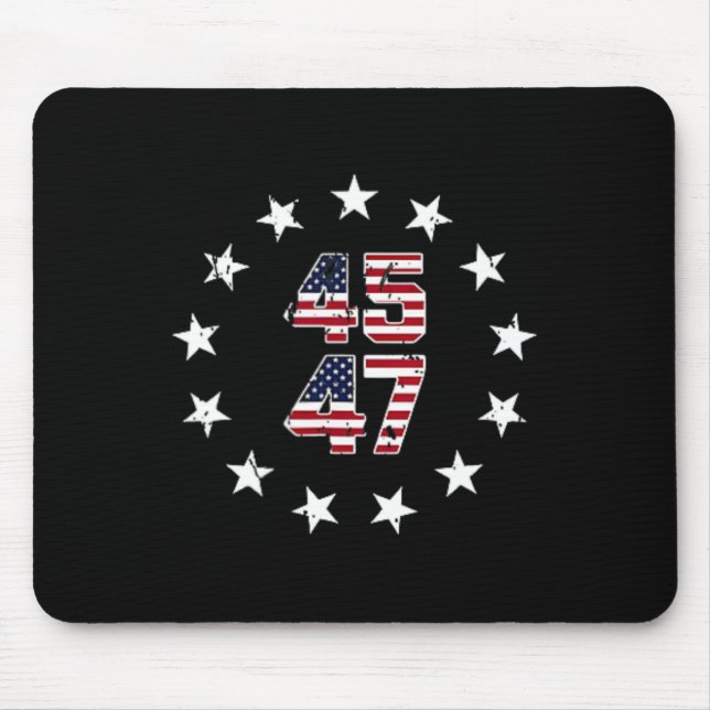 Funny Qr Präsident Trump Tanzcode (auf Byck) 7 Mousepad (Vorne)