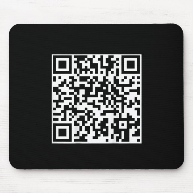 Funny Qr Präsident Trump Tanzcode (auf der Rücksei Mousepad (Vorne)