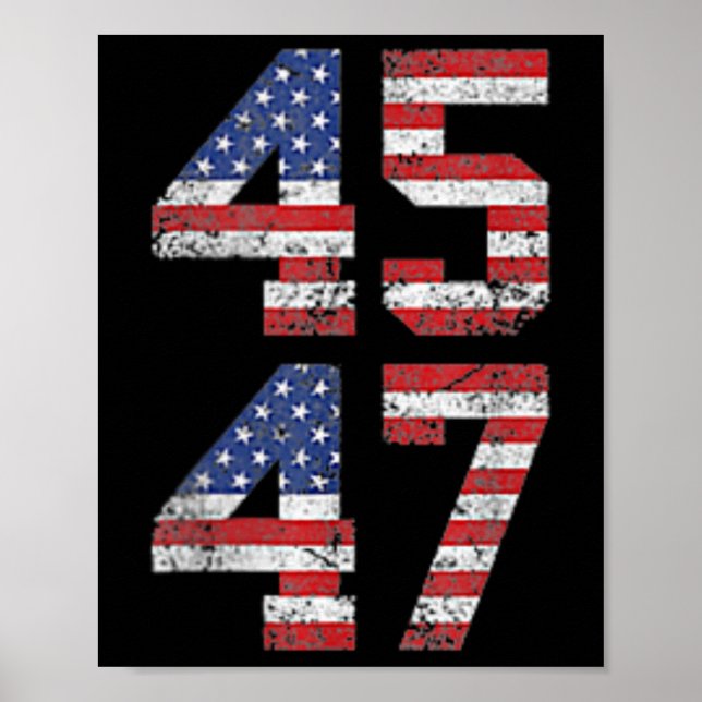 Funny Qr Präsident Trump Tanzcode (auf der Rücksei Poster (Vorne)
