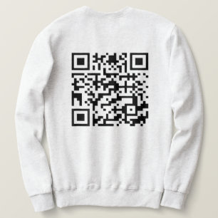 Funny QR Präsident Trump Tanzcode (auf der Rücksei Sweatshirt