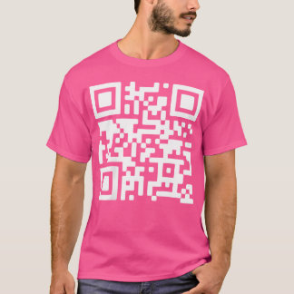 Funny Qr Präsident Trump Tanzcode (auf der Rücksei T-Shirt