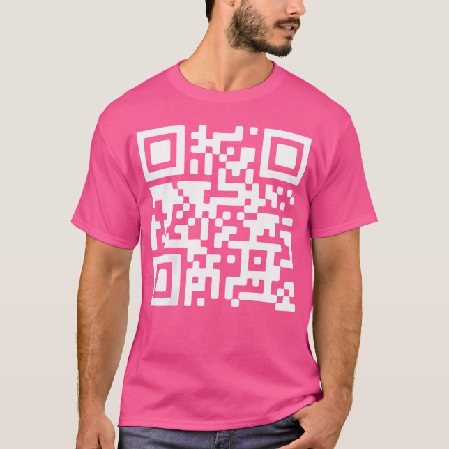 Funny Qr Präsident Trump Tanzcode (auf der Rücksei T-Shirt (Vorderseite)