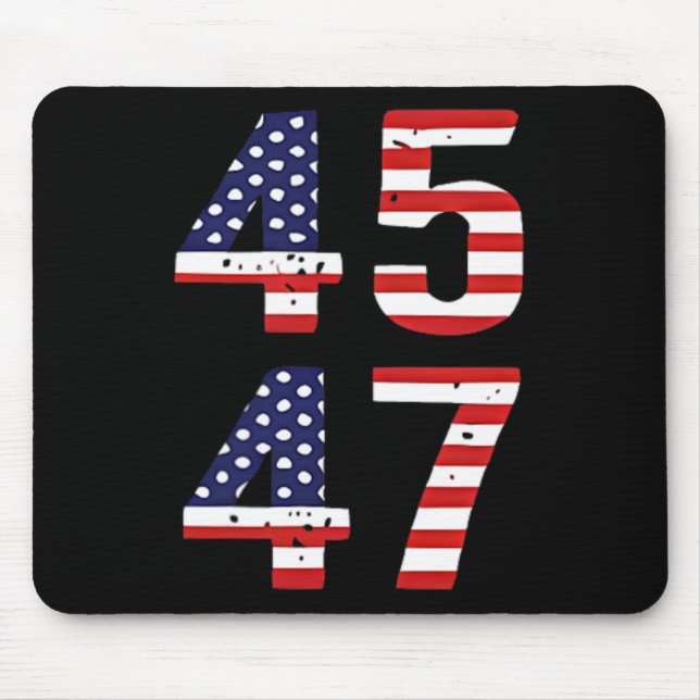 Funny Qr Präsident Trump tanzt Prüfung mir-Code (a Mousepad (Vorne)
