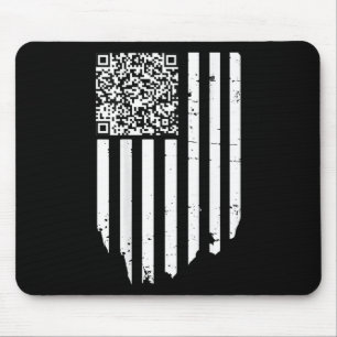 Funny Qr Scan Code Präsident Trump 4547 Trump Danc Mousepad