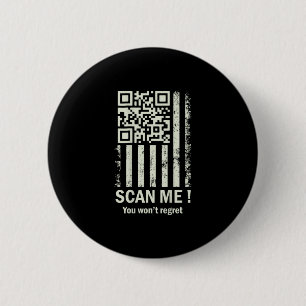 Funny Qr scanne mich Trump 45_47 T-Shirt Trump tan Button