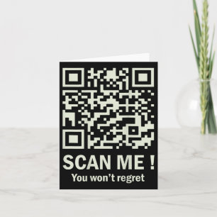 Funny Qr scanne mich Trump 45_47 T-Shirt Trump tan Karte