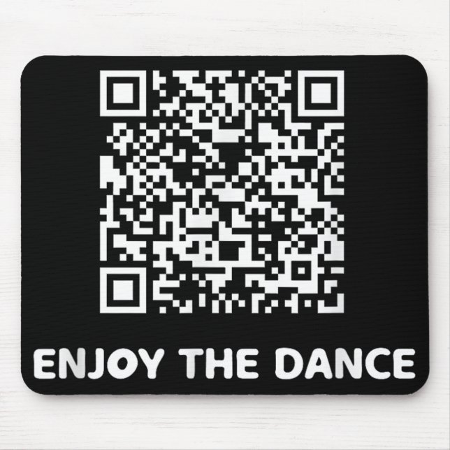 Funny Qr Trump tanzt Interaktiver Code Mousepad (Vorne)