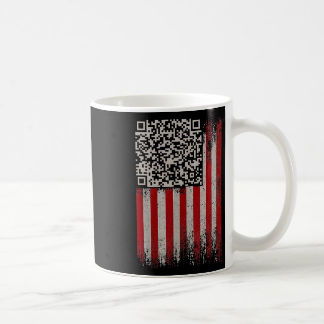 Funny Qr Trump Tanztanzcode 1 Kaffeetasse (Rechts)