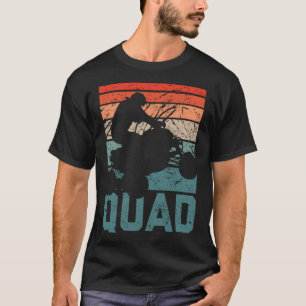 Funny Quad Retro Quad Riding Four Wheeler ATV für T-Shirt