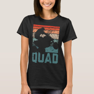 Funny Quad Retro Quad Riding Four Wheeler ATV für T-Shirt