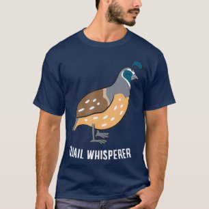 Funny Quail Whisperer Liebe Quäntchen T-Shirt