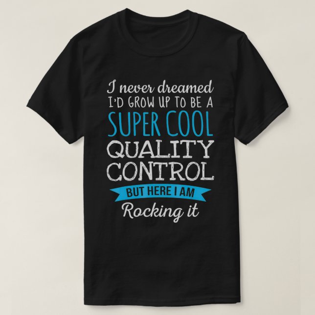 Funny Quality Control Tshirt Apprevention Ohrts  (Design vorne)