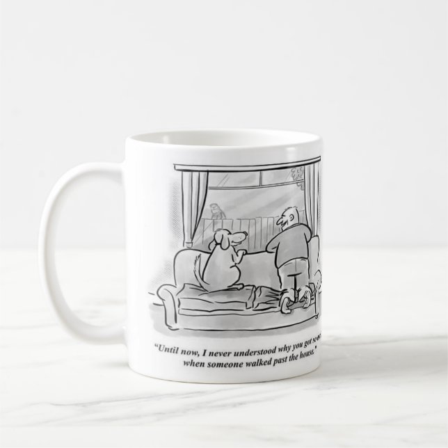Funny Quarantine Joke Coffee Tasse (Links)