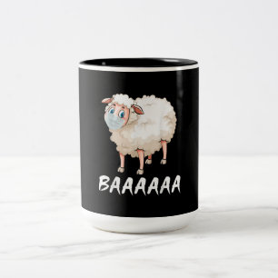 Funny Quarantine Maske Sheep Trendy Geschenke Zweifarbige Tasse