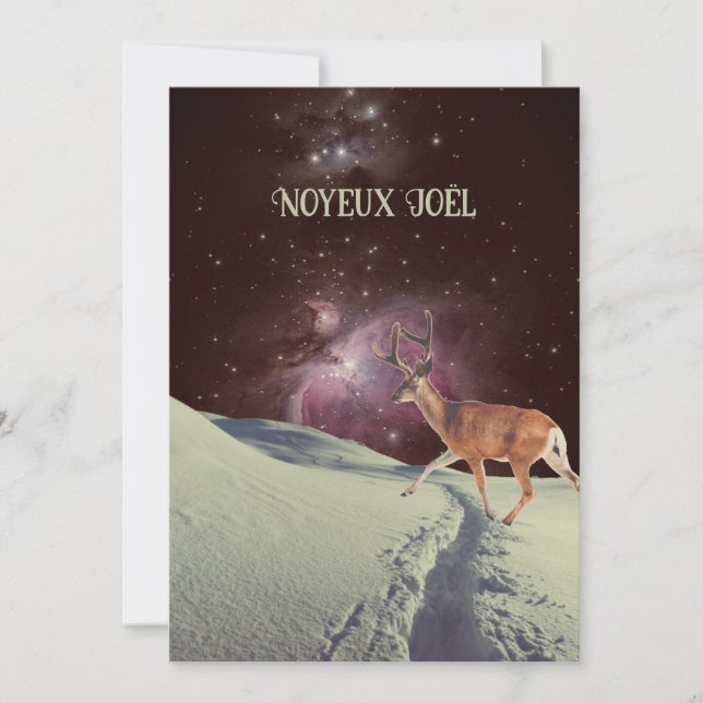 Funny Quebecois Französisch Kanadische Weihnachten (Vorderseite)