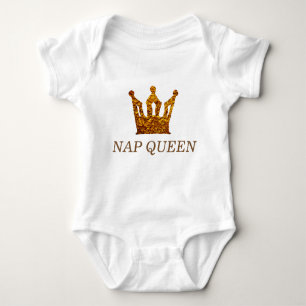 Funny Queen Baby Jersey Bodysuit Baby Strampler