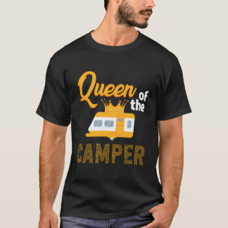 Funny Queen of the Camper Camping Stuff Geschenk f T-Shirt