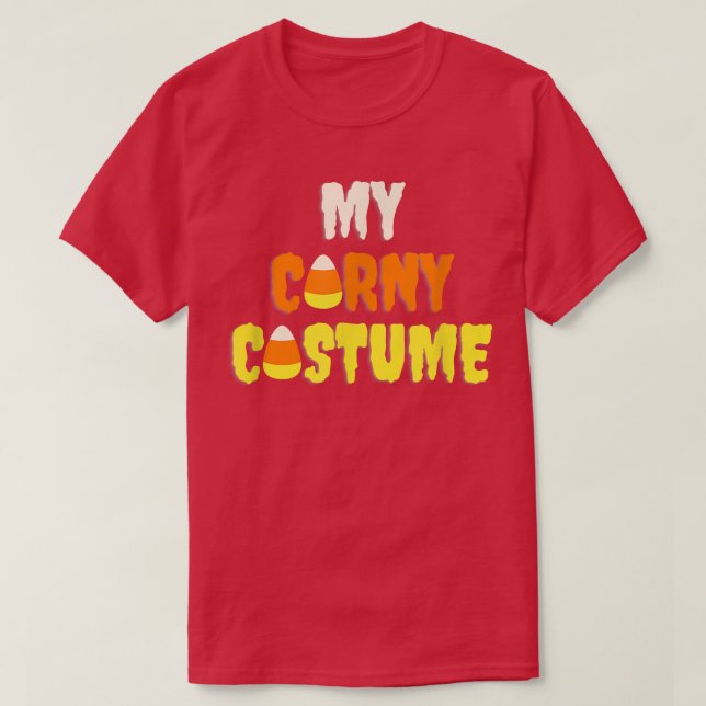 Funny Quick Candy Corn Costume  T-Shirt (Design vorne)
