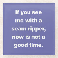 Funny Quilter Problems Zitat Lila