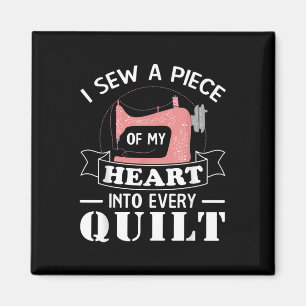 Funny Quilters Geschenke Magnet