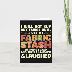 Funny Quilting Art für Männer Frauen Nähen Quilt S Karte