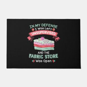 Funny Quilting Fabric Quilters Fußmatte