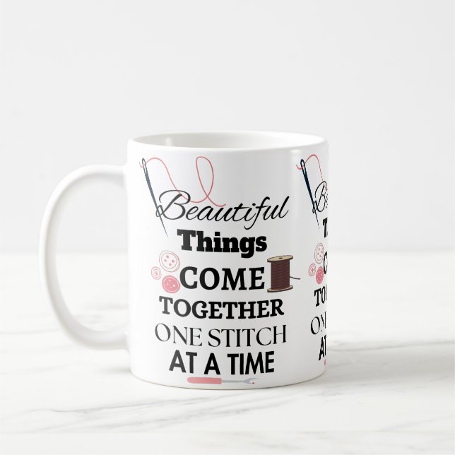 Funny Quilting - Funny crafting Liebhaberstich Kaffeetasse (Links)