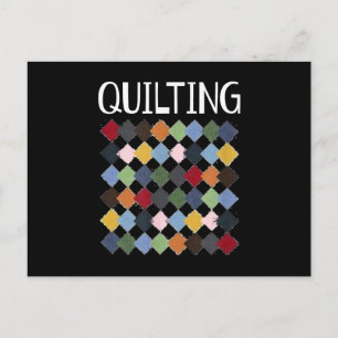 Funny Quilting Liebhaber   Geburtstagsgeschenke Qu Postkarte