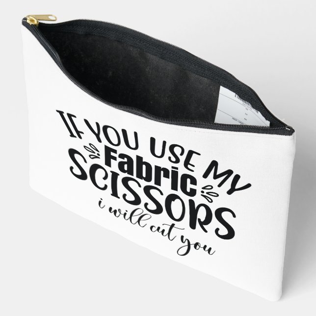 Funny Quilting project or accessory bag Zubehörtasche (Offen)