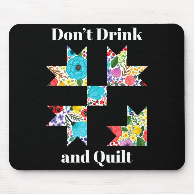 Funny Quilting Sewing Quilt Quilter Gift  Mousepad (Vorne)