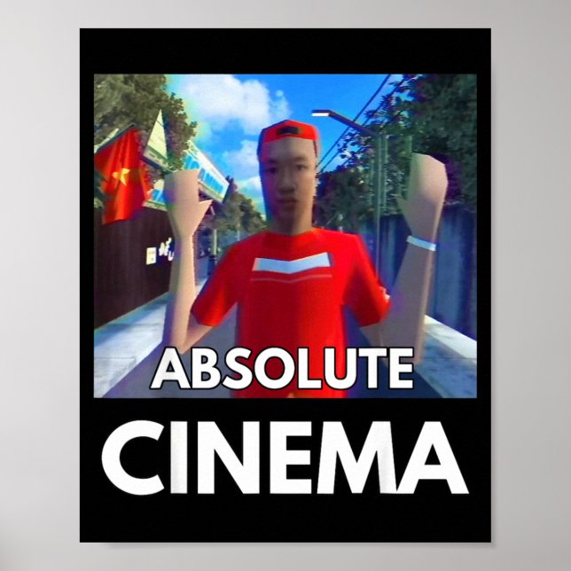 Funny Quote Absolute Cinema Meme Brother Hai's Pho Poster (Vorne)