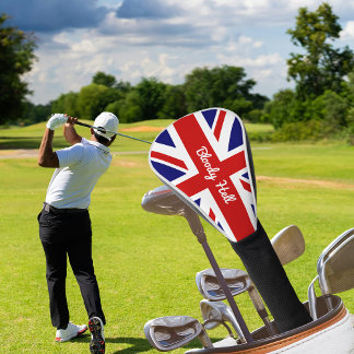 Funny Quote Bloody Hell Union Jack Golf Headcover