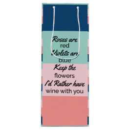 Funny Quote Geschenktüte Für Weinflaschen