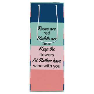 Funny Quote Geschenktüte Für Weinflaschen