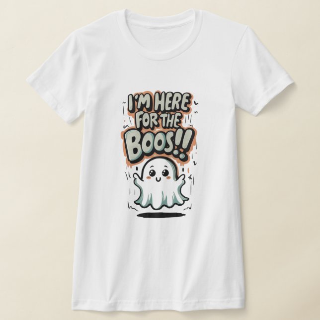 Funny Quote Ghost Halloween T - Shirt (Ablage )