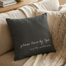 Funny Quote Introvert Humor Custom Black White Kissen