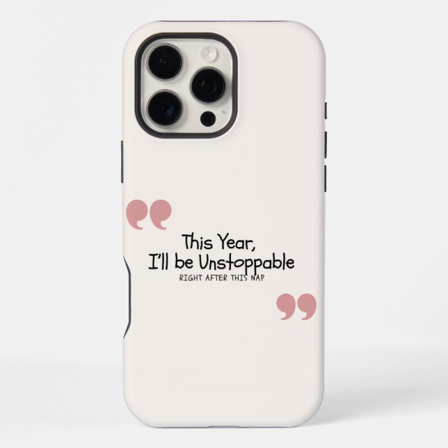 Funny Quote iPhone Hülle (Rückseite)