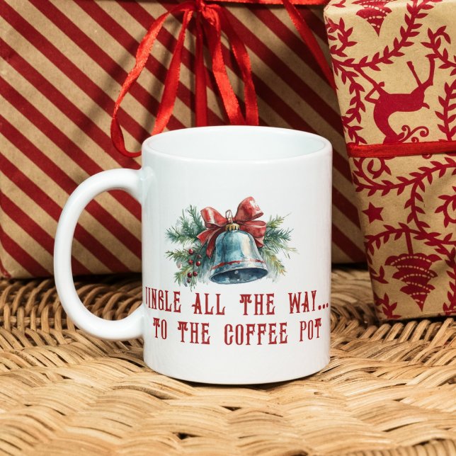 Funny Quote Kiefernzweige und Weihnachten Kaffeetasse (Von Creator hochgeladen)