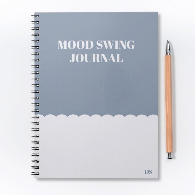 Funny Quote Movie Swing Journal Blue Modern Notizblock (Von Creator hochgeladen)