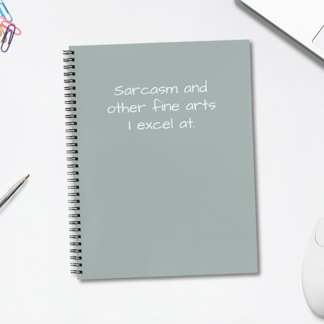 Funny Quote Sarcasm und anderer Spaß der bildenden Notizbuch (Von Creator hochgeladen)