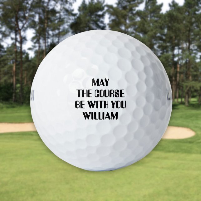 Funny Quote Sprichwort Personalisierter Name Golfball (Funny Quote Saying Personalized Name Golf Balls)